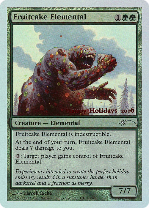 Fruitcake Elemental (SPECIAL-006) - rare - Foil