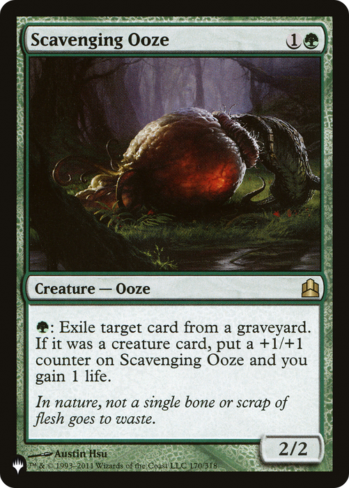 Scavenging Ooze (LIST-CMD-170) - rare