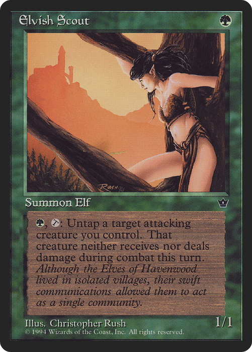 Elvish Scout (FEM-68C) - common