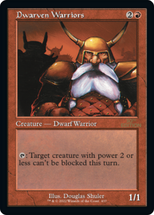 Dwarven Warriors (30A-437) - common