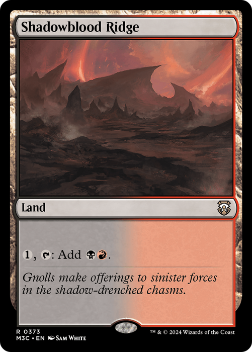 Shadowblood Ridge (M3C-373) - rare - Foil