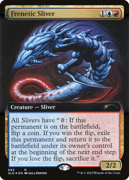 Frenetic Sliver (SLD-662) - rare: (Extended Art) - Foil