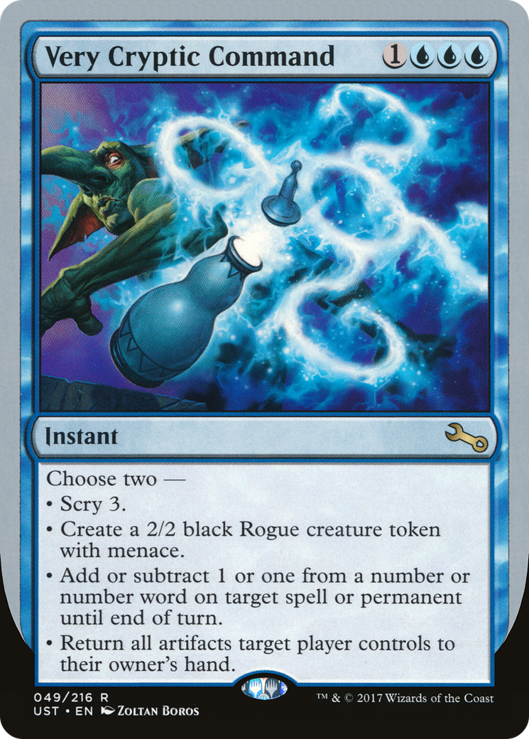 Very Cryptic Command (UST-49F) - rare