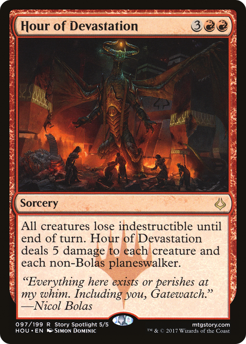Hour of Devastation (HOU-097) - rare - Foil
