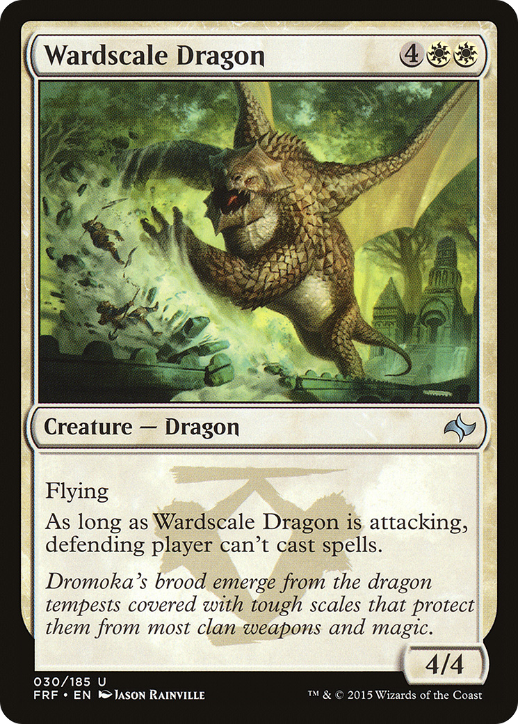 Wardscale Dragon (FRF-030) - uncommon - Foil