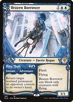 Brazen Borrower // Petty Theft (ELD-281) - mythic: (Showcase) - Foil