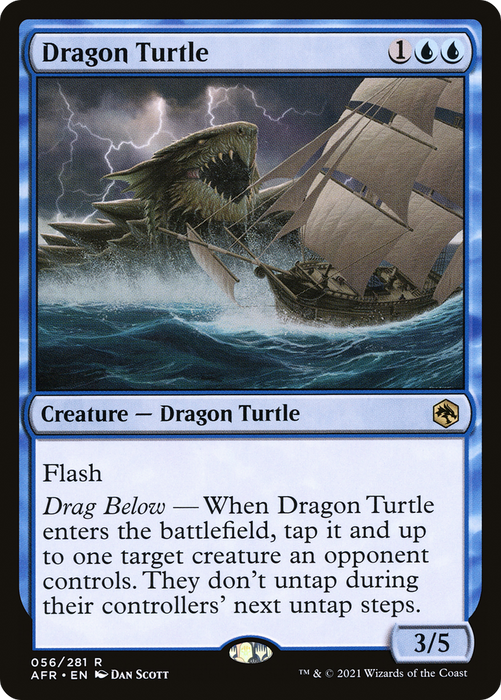 Dragon Turtle (AFR-056) - rare - Foil