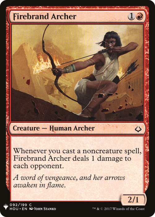 Firebrand Archer (LIST-HOU-92) - common