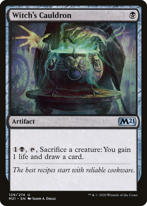 Witch's Cauldron (M21-129) - uncommon - Foil