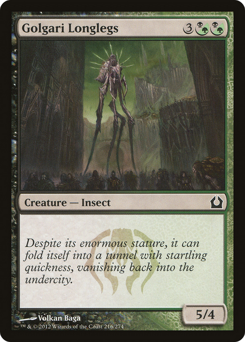 Golgari Longlegs (RTR-216) - common - Foil