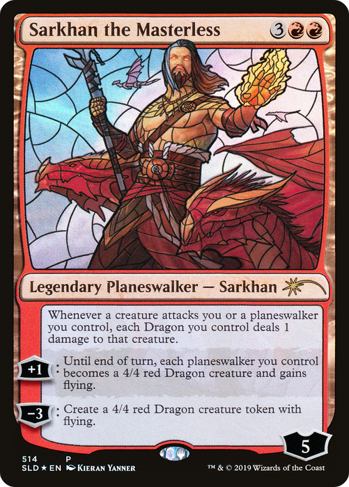 Sarkhan the Masterless (SLD-514) - rare - Foil