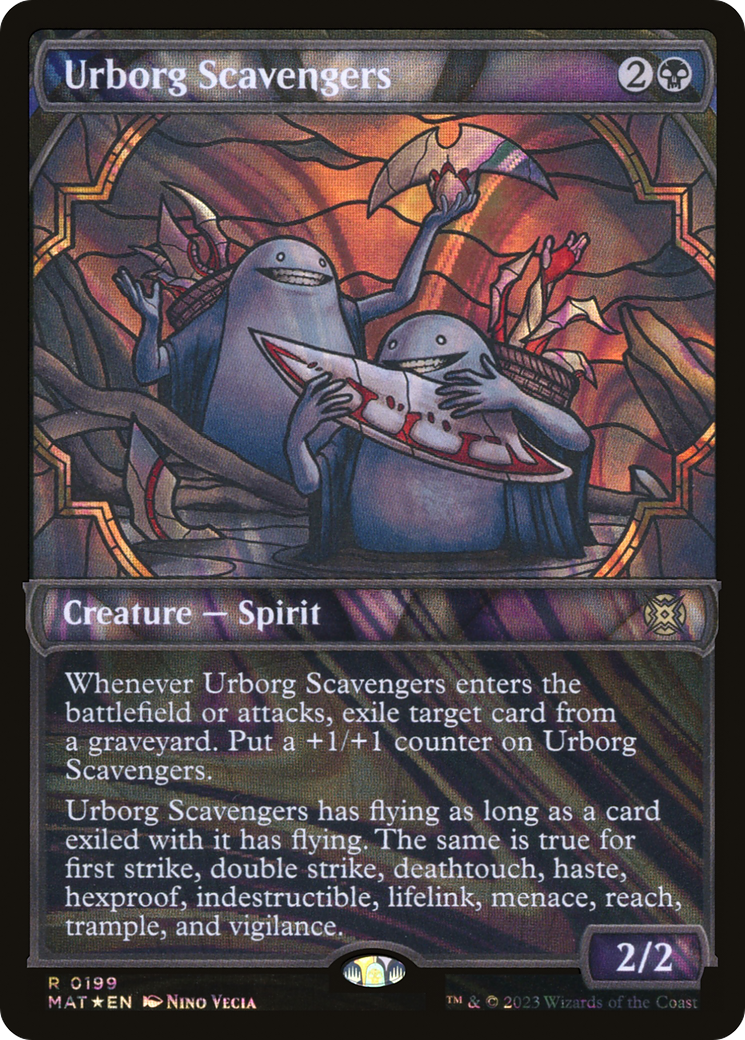 Urborg Scavengers (MAT-199) - rare: (Showcase) - Foil