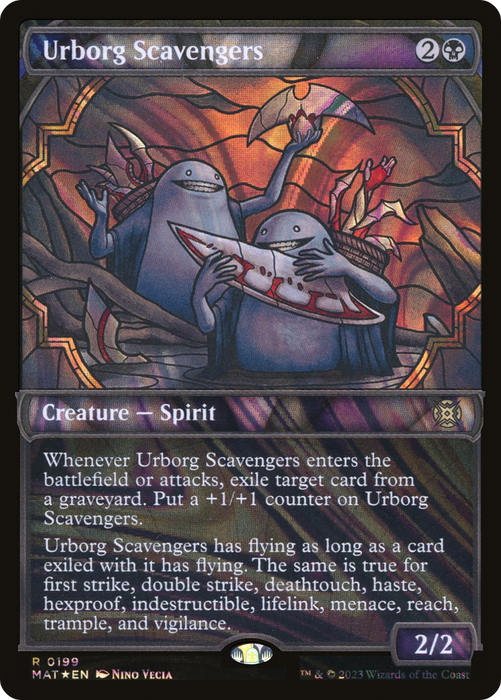 Urborg Scavengers (MAT-199) - rare: (Showcase) - Foil