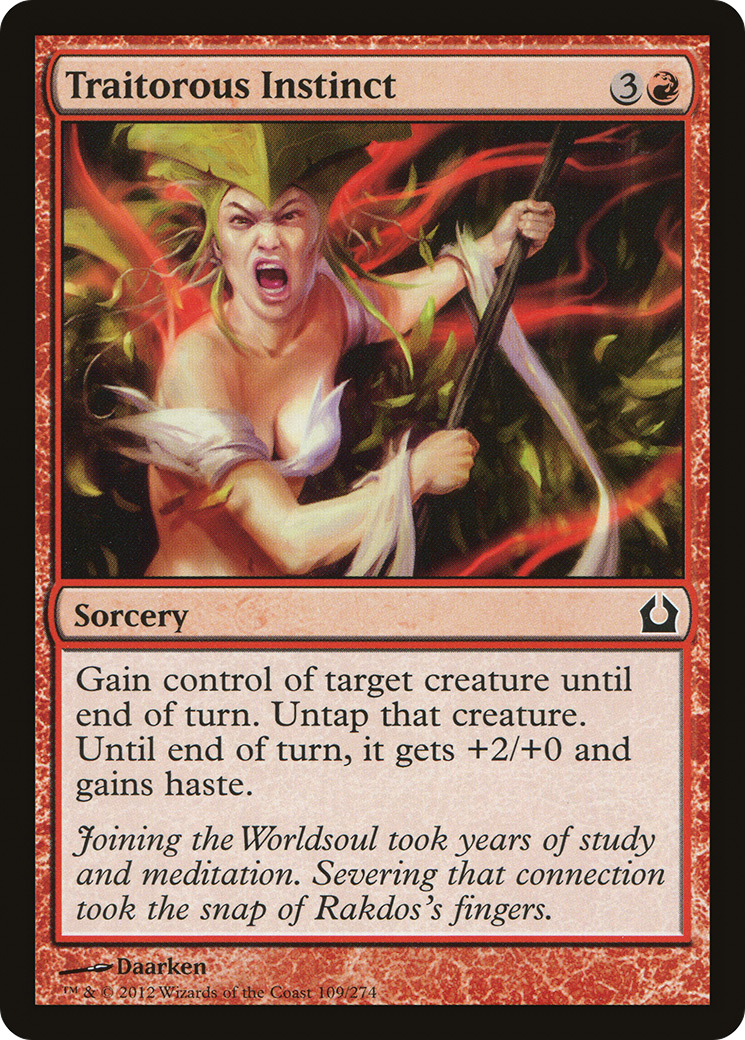 Traitorous Instinct (RTR-109) - common