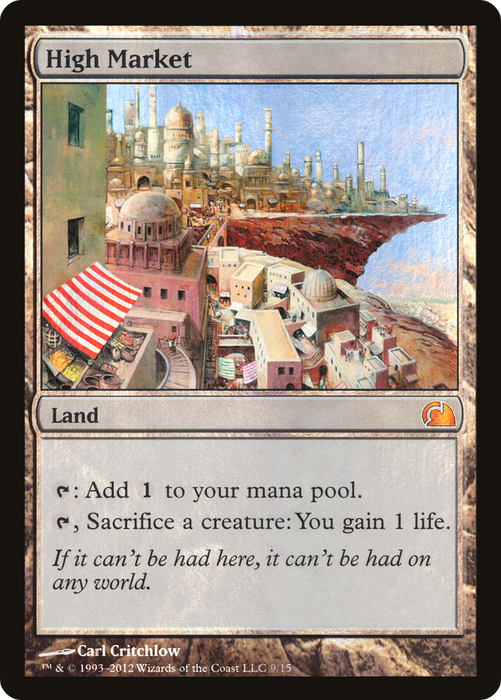 High Market (V12-009) - mythic - Foil