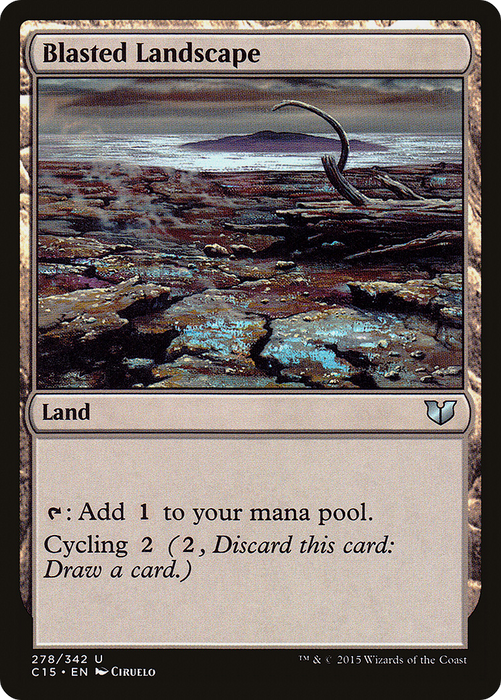 Blasted Landscape (C15-278) - uncommon