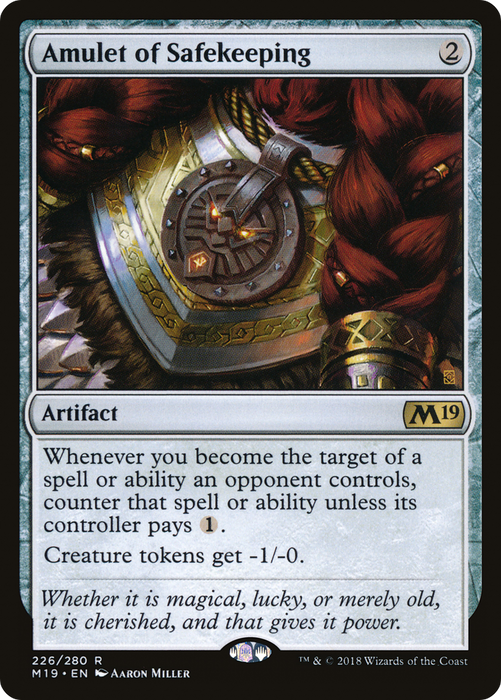 Amulet of Safekeeping (M19-226) - rare