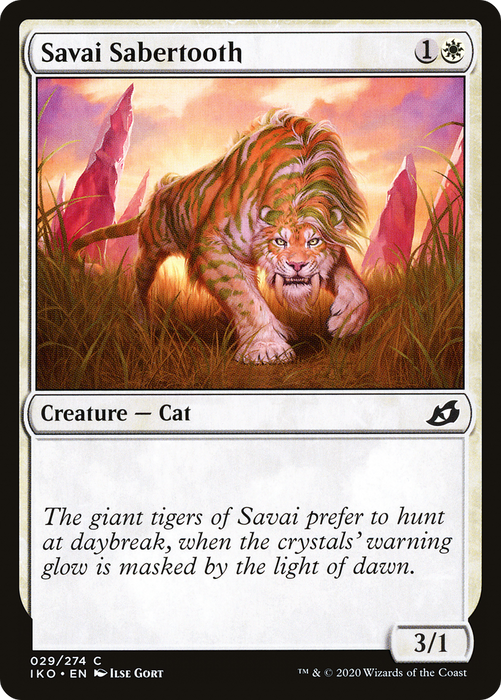 Savai Sabertooth (IKO-029) - common - Foil