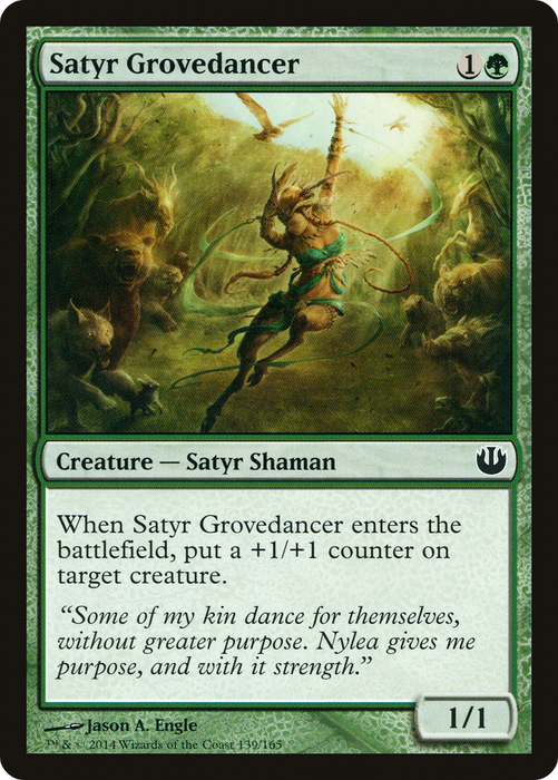 Satyr Grovedancer (JOU-139) - common - Foil