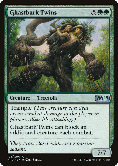 Ghastbark Twins (M19-181) - uncommon