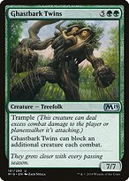 Ghastbark Twins (M19-181) - uncommon - Foil