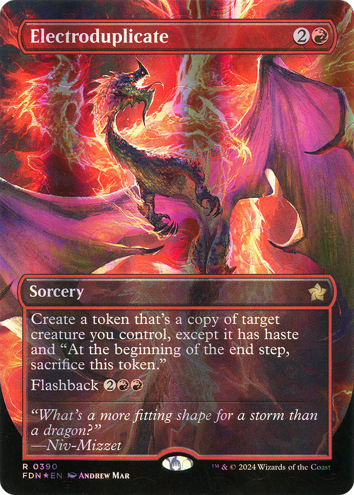 Electroduplicate (FDN-390) - rare (Borderless) - Foil