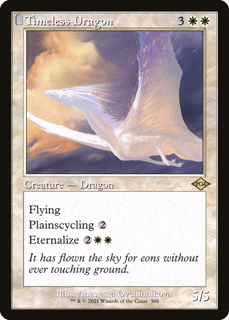 Timeless Dragon (MH2-388) - rare: (tombstone) - Foil