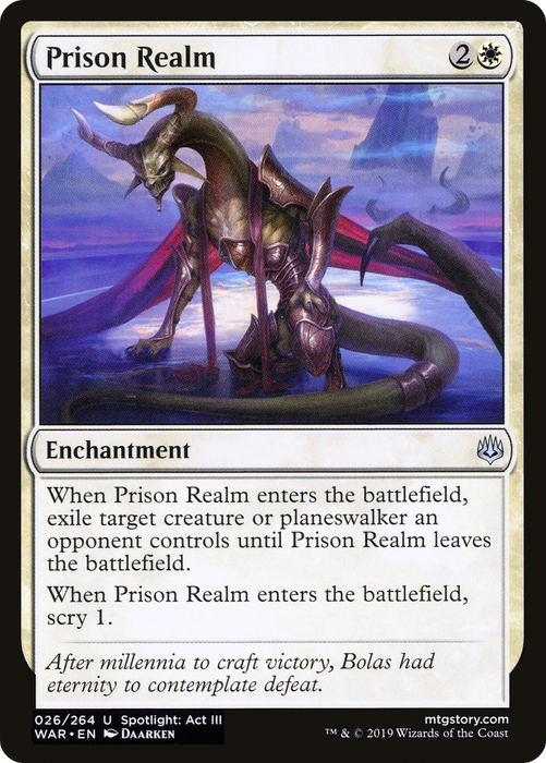 Prison Realm (WAR-026) - uncommon - Foil