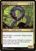 Golgari Rotwurm (MM3-168) - common - Foil