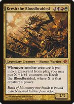 Kresh the Bloodbraided (ALA-178) - mythic