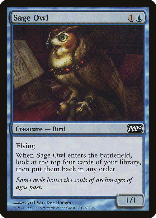 Sage Owl (M10-069) - common - Foil