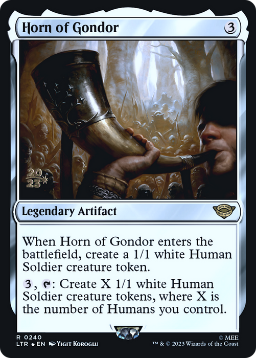 Horn of Gondor (PRE-240S) - rare - Foil