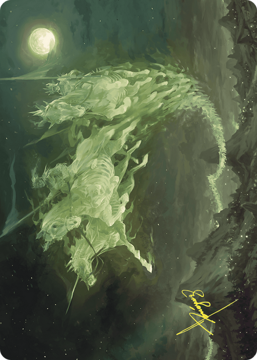 Moonshaker Cavalry // Moonshaker Cavalry (AWOE-005) - common (Borderless) - Foil