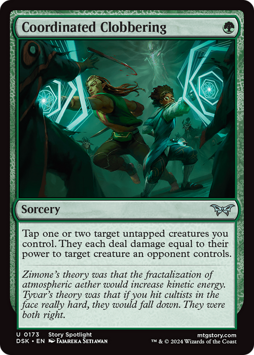 Coordinated Clobbering (DSK-173) - uncommon - Foil