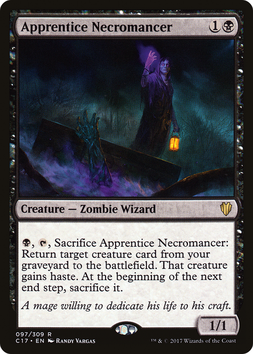 Apprentice Necromancer (C17-097) - rare