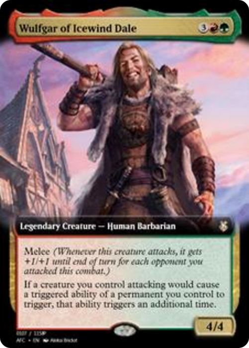 Wulfgar of Icewind Dale (PRM-92830) - rare - Foil