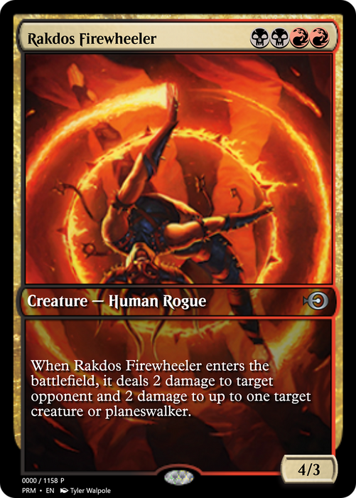 Rakdos Firewheeler (PRM-71590) - uncommon - Foil