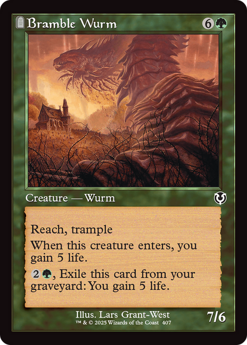 Bramble Wurm (INR-407) - common - Foil