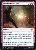 Brotherhood's End (PRE-128S) - rare - Foil