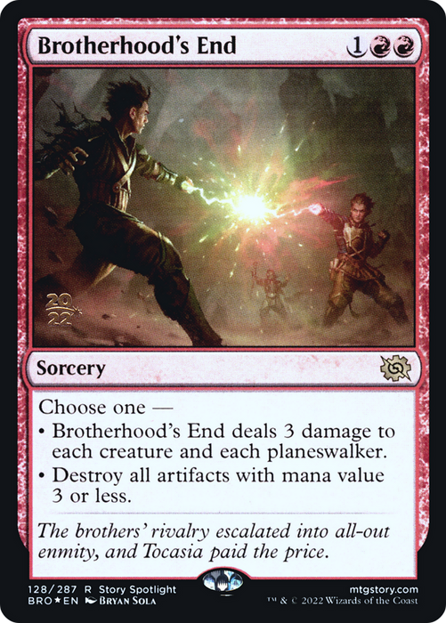 Brotherhood's End (PRE-128S) - rare - Foil