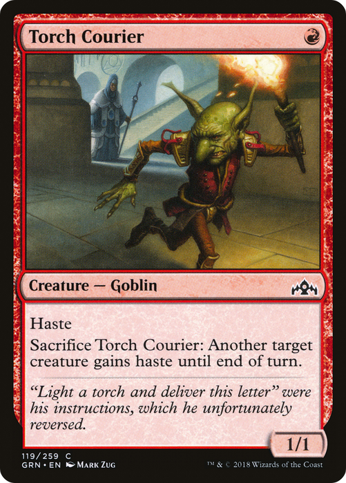 Torch Courier (GRN-119) - common - Foil