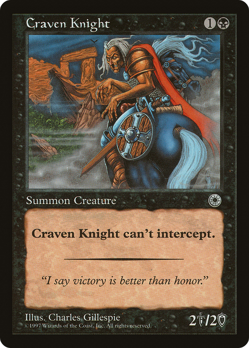 Craven Knight (POR-085) - common