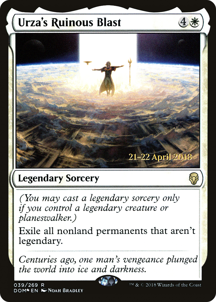 Urza's Ruinous Blast (PRE-39S) - rare - Foil