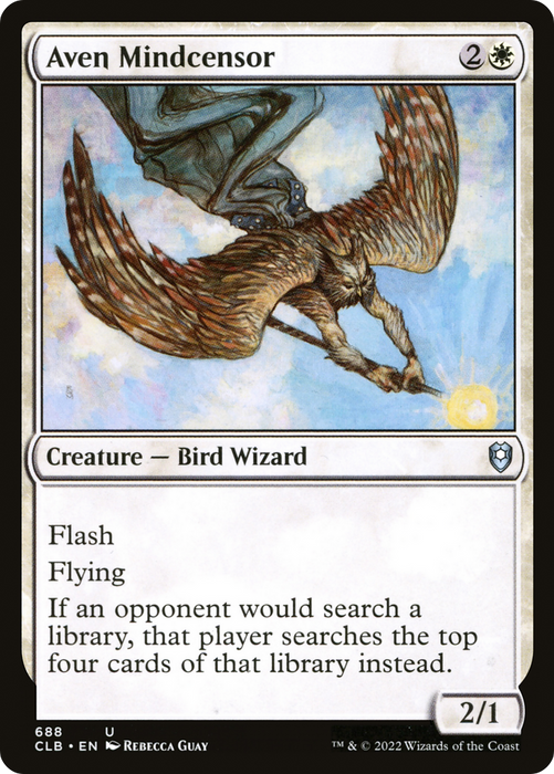 Aven Mindcensor (CLB-688) - uncommon