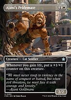 Ajani's Pridemate (FDN-293) - uncommon (Borderless) - Foil