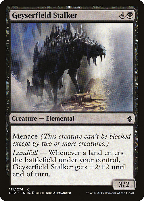 Geyserfield Stalker (BFZ-111) - common - Foil