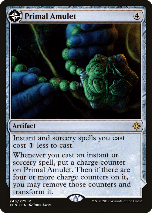 Primal Amulet // Primal Wellspring (XLN-243) - rare: (compasslanddfc) - Foil