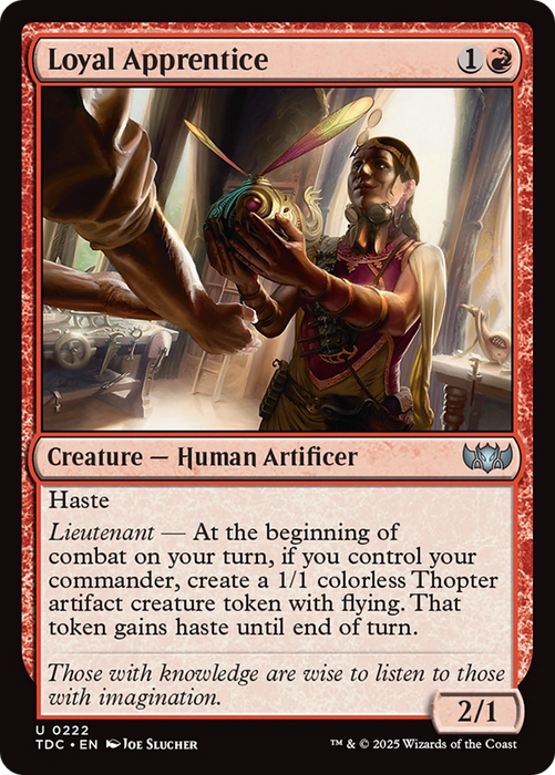 Loyal Apprentice (TDC-222) - uncommon