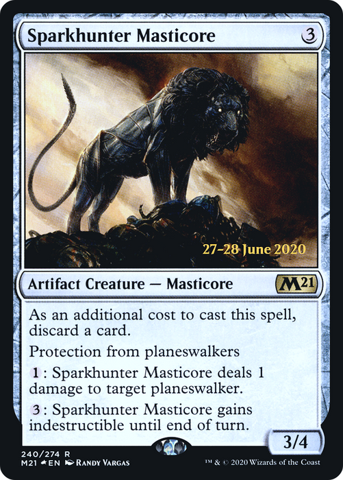 Sparkhunter Masticore (PRE-240S) - rare - Foil