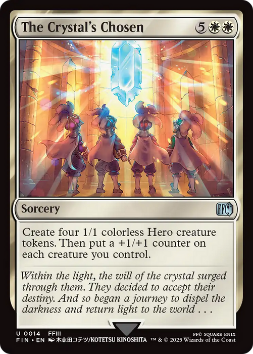 The Crystal's Chosen (FIN-014) - uncommon - Foil